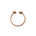 Double Ball Open Adjustable Knuckle Ring