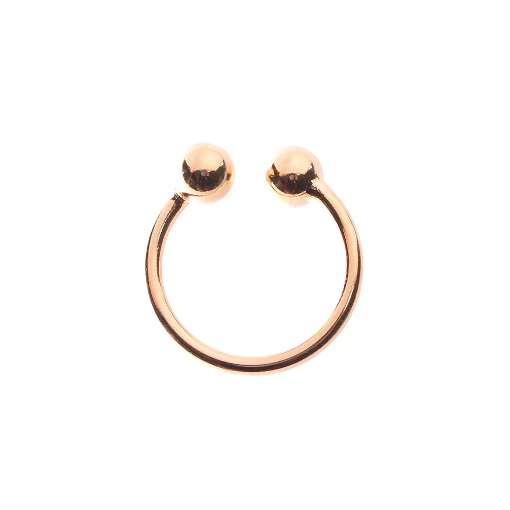 Double Ball Open Adjustable Knuckle Ring
