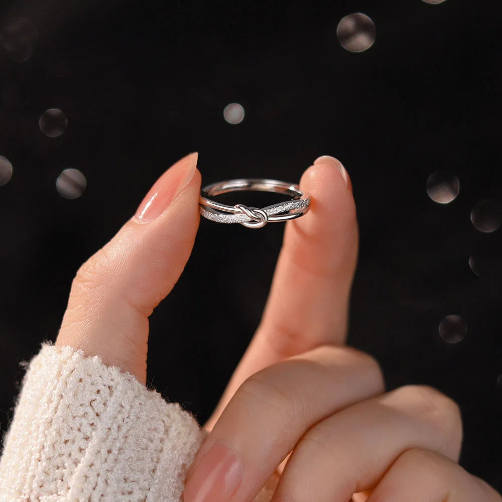 Retro Vintage 925 Sterling Silver Open Adjustable Ring