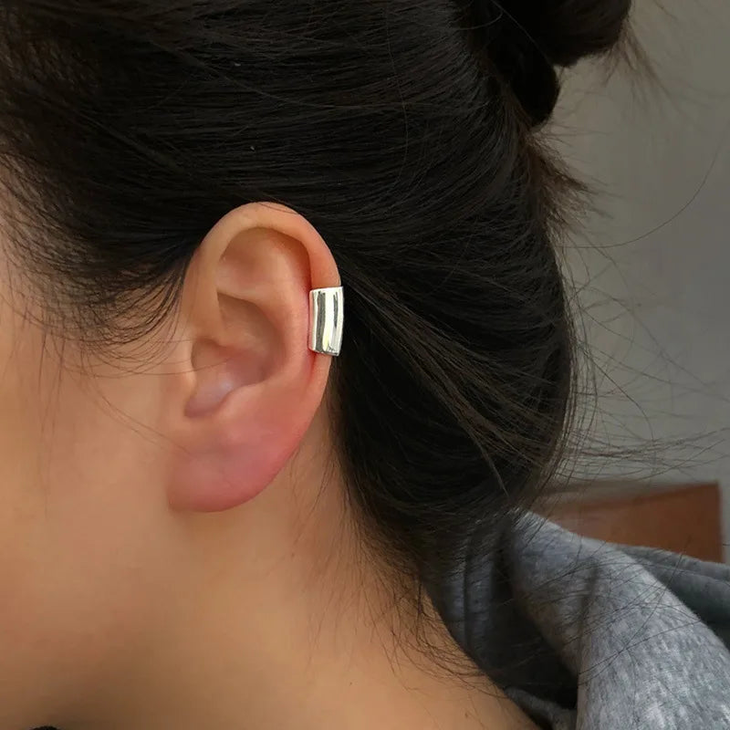 Geometric Zircon Non-Piercing Ear Cuff