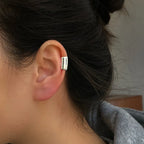Geometric Zircon Non-Piercing Ear Cuff