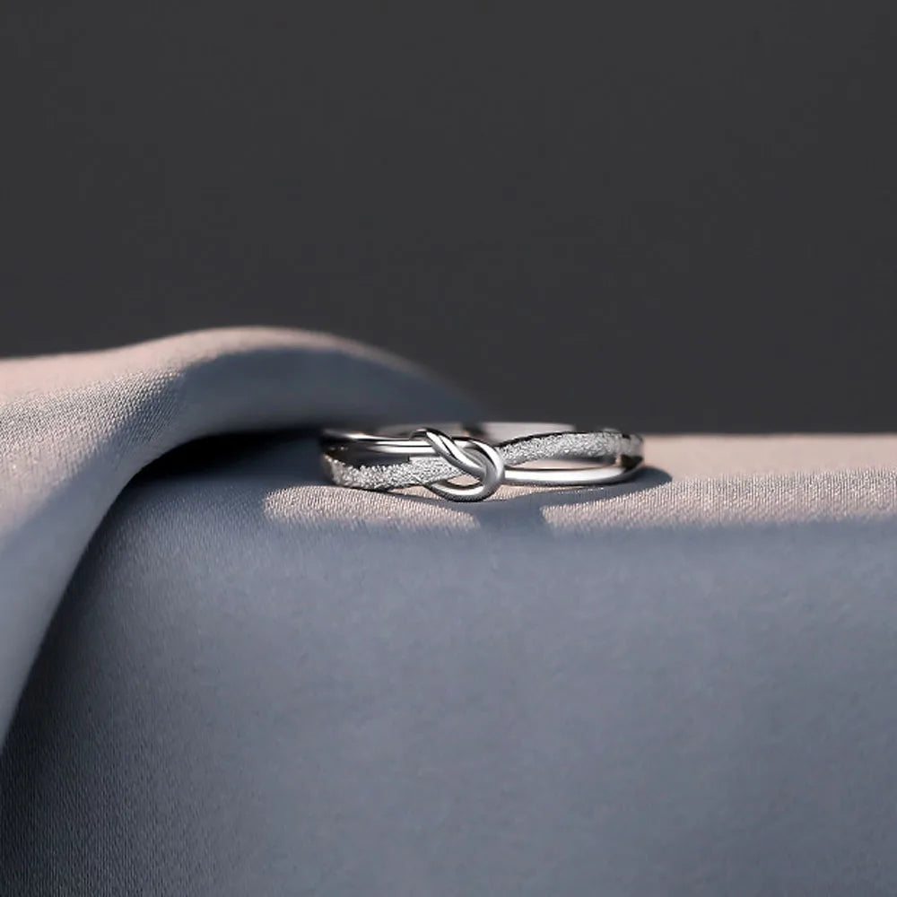 Retro Vintage 925 Sterling Silver Open Adjustable Ring