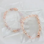 Lyra Natural Freshwater Pearl Adjustable Rice Bead Bracelet