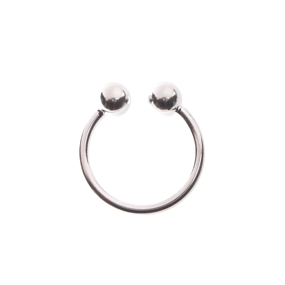 Double Ball Open Adjustable Knuckle Ring
