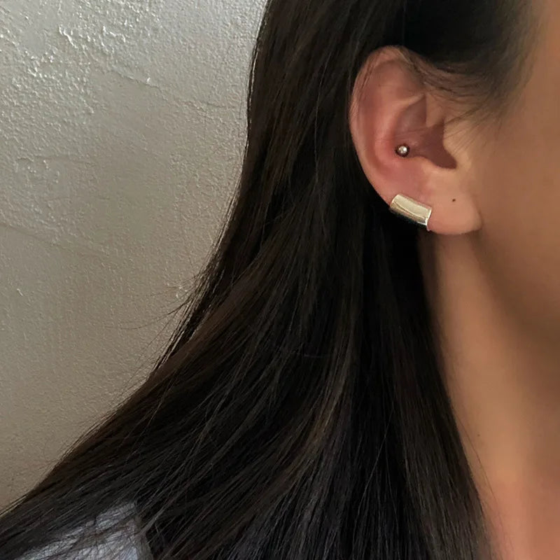 Geometric Zircon Non-Piercing Ear Cuff