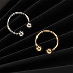 Double Ball Open Adjustable Knuckle Ring