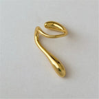 Minimalist Geometric Teardrop Non-Pierced Ear Cuff