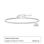 Nexus Stainless Steel Cuban and Rope Chain Bracelet Set
