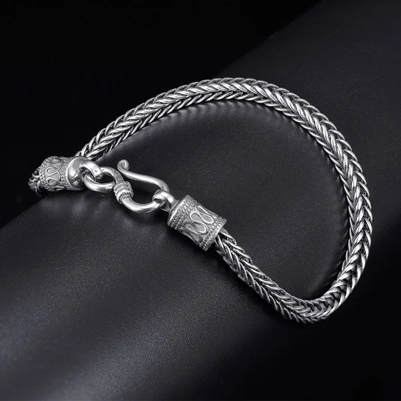 Sterling Vintage Link Chain Bracelet