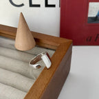 Irregular Shell Overlapping 925 Sterling Silver Ring