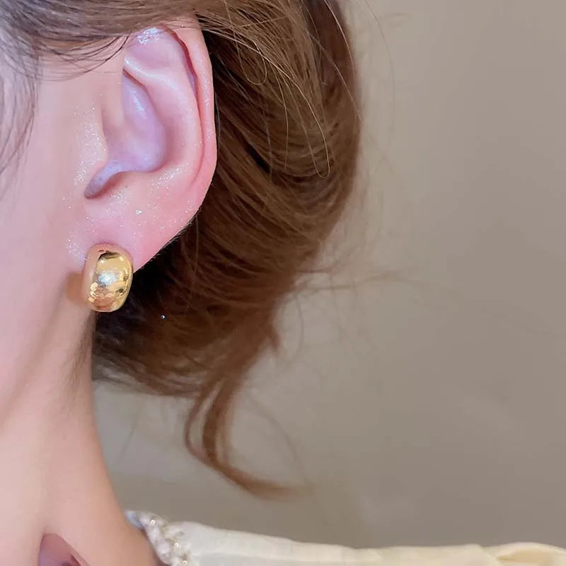 12-Piece Imitation Pearl & Geometric Earring Set