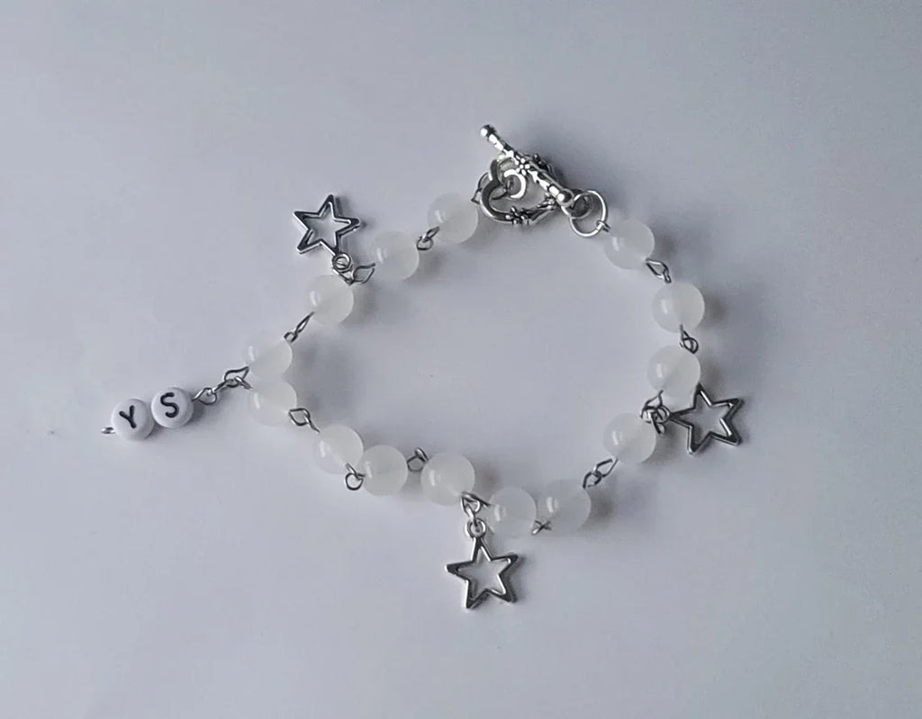 Ayla Y2K Beaded Charm Bracelet