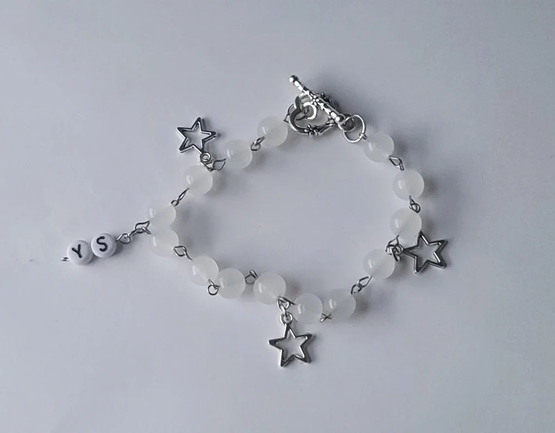 Ayla Y2K Beaded Charm Bracelet