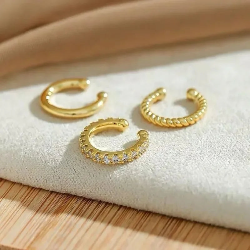 Dainty 14K Gold Plated Non-Pierced Cartilage Ear Cuff
