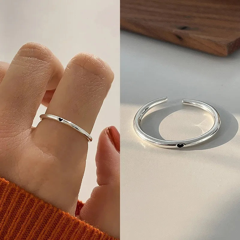 Irregular Shell Overlapping 925 Sterling Silver Ring