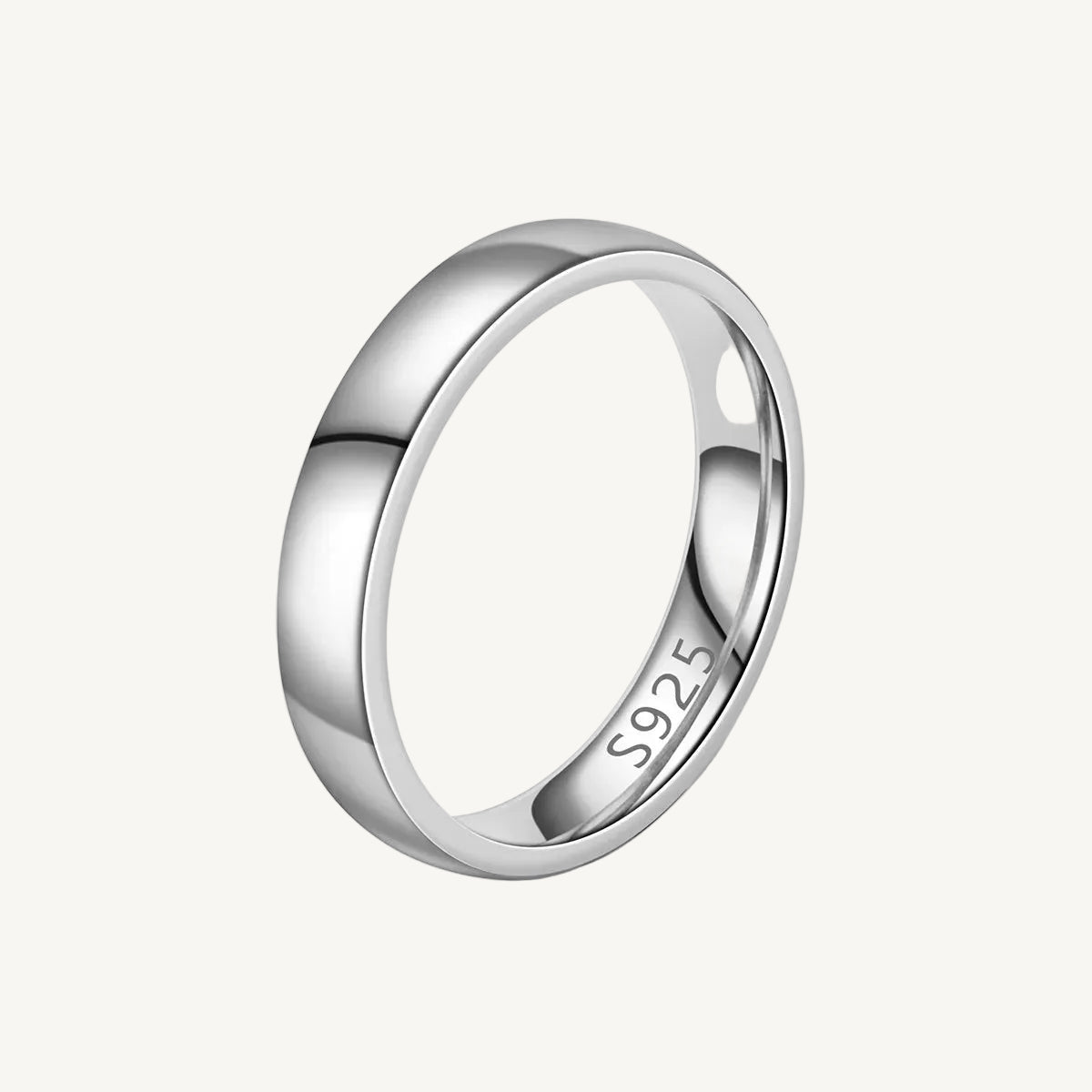 Classic 4mm Stainless Steel Band Ring