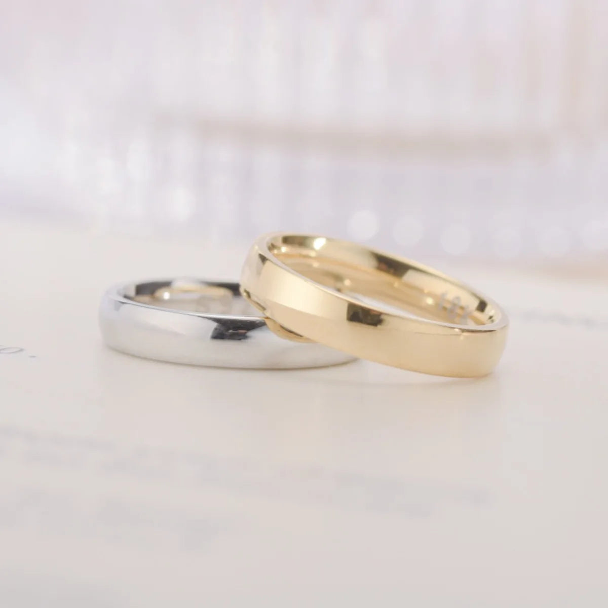 Classic 4mm Stainless Steel Band Ring