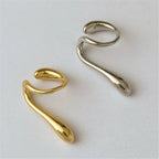 Minimalist Geometric Teardrop Non-Pierced Ear Cuff