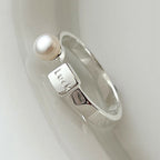 Irregular Shell Overlapping 925 Sterling Silver Ring