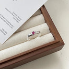 Irregular Shell Overlapping 925 Sterling Silver Ring