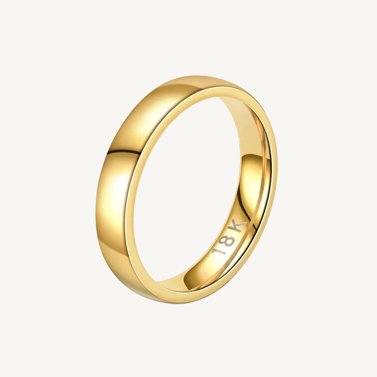 Classic 4mm Stainless Steel Band Ring