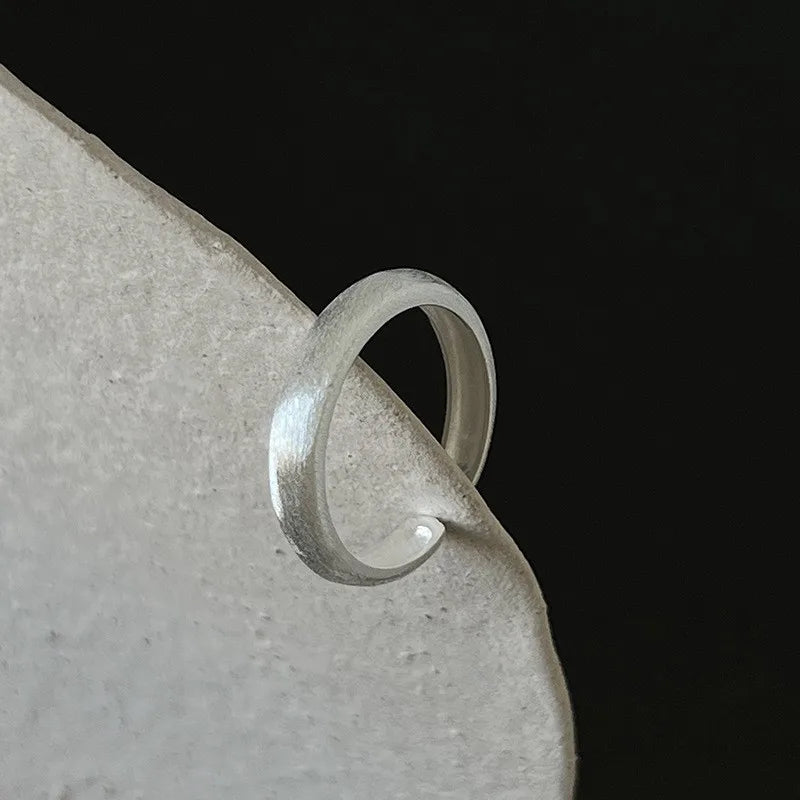 Irregular Shell Overlapping 925 Sterling Silver Ring