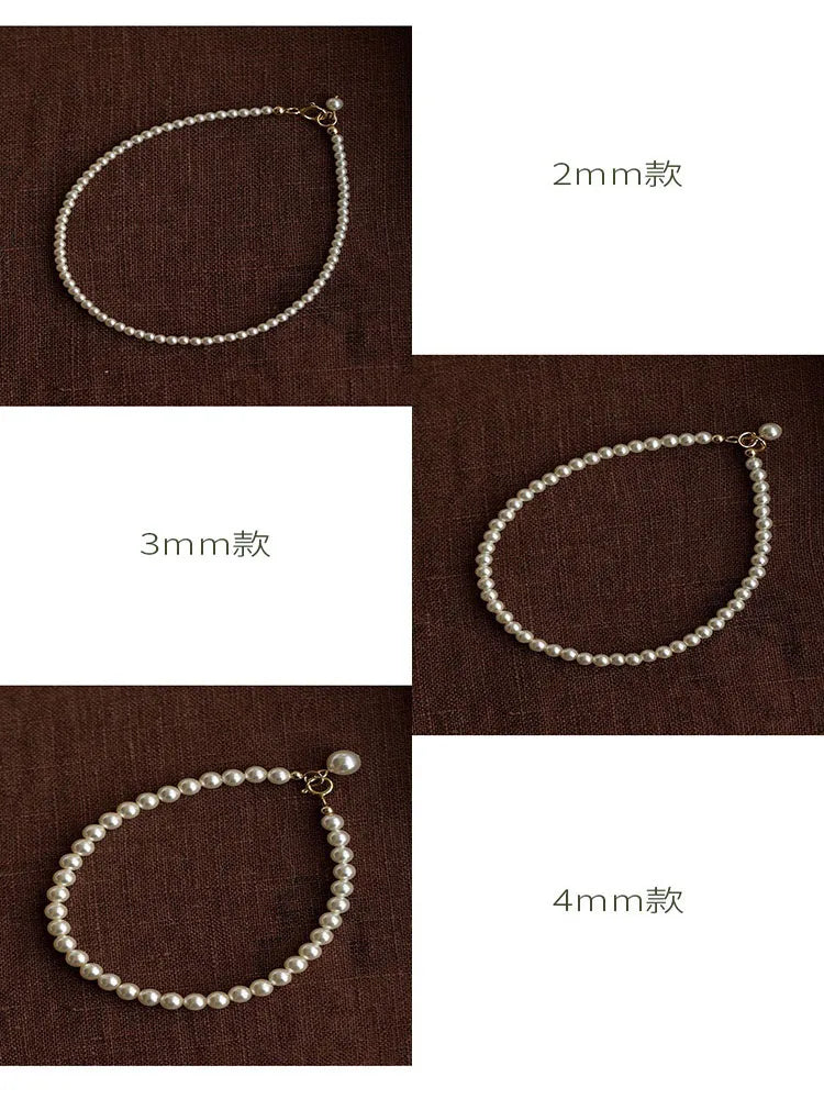 Astrid Delicate Petite Pearl Strand Bracelet