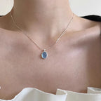 925 Sterling Silver Simple Pearl Pendant Necklace