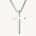 Stainless Steel Y2K Grunge Cross Pendant Necklace