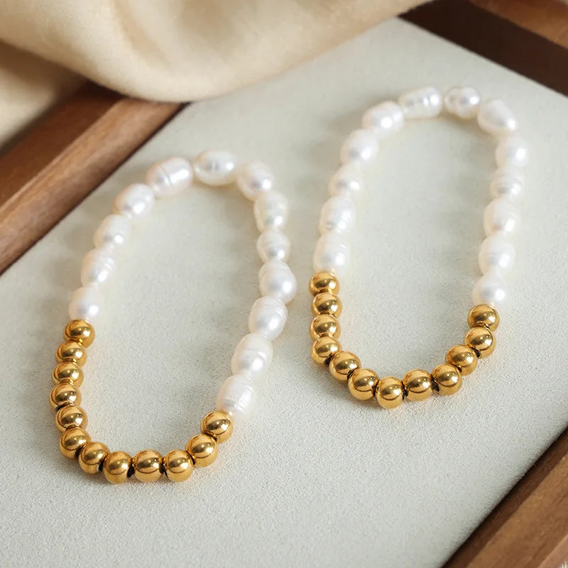 Calla Freshwater Pearl and Beaded Bracelet