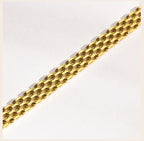 18K Gold Plated Chunky Mesh Choker Necklace