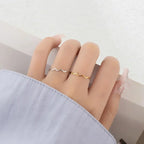 Wave 1mm Stainless Steel Stacking Ring