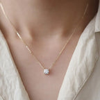 925 Sterling Silver Simple Pearl Pendant Necklace