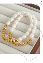 Calla Freshwater Pearl and Beaded Bracelet