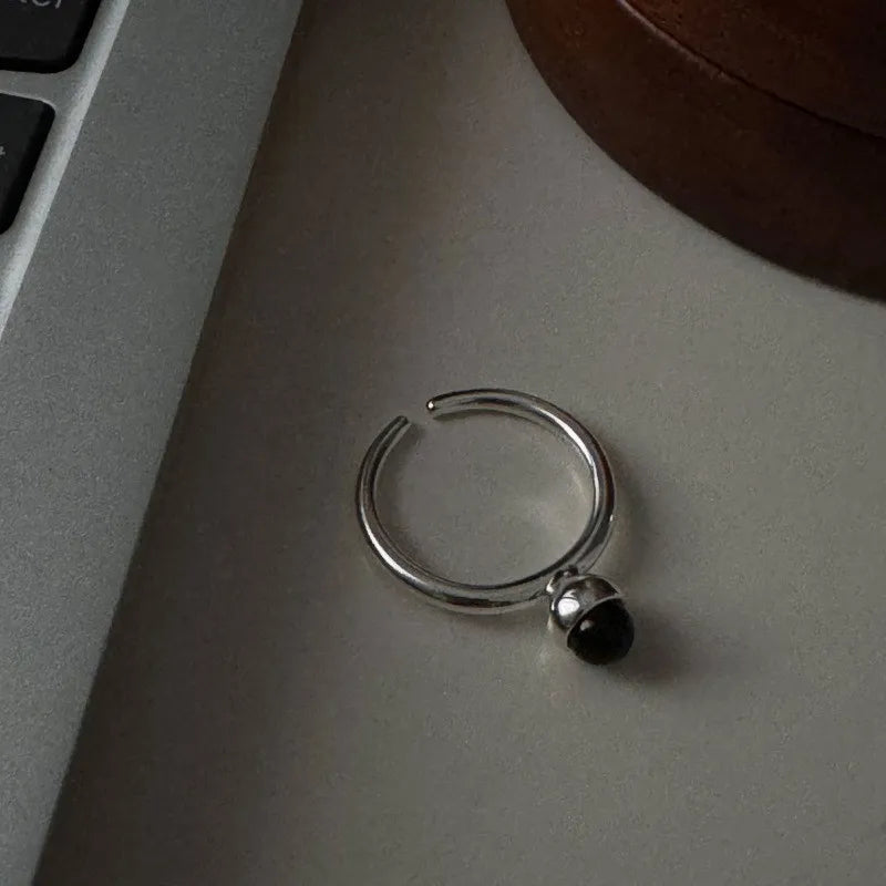 Irregular Shell Overlapping 925 Sterling Silver Ring