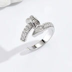 Geometric Zircon Non-Piercing Ear Cuff
