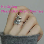 Irregular Shell Overlapping 925 Sterling Silver Ring