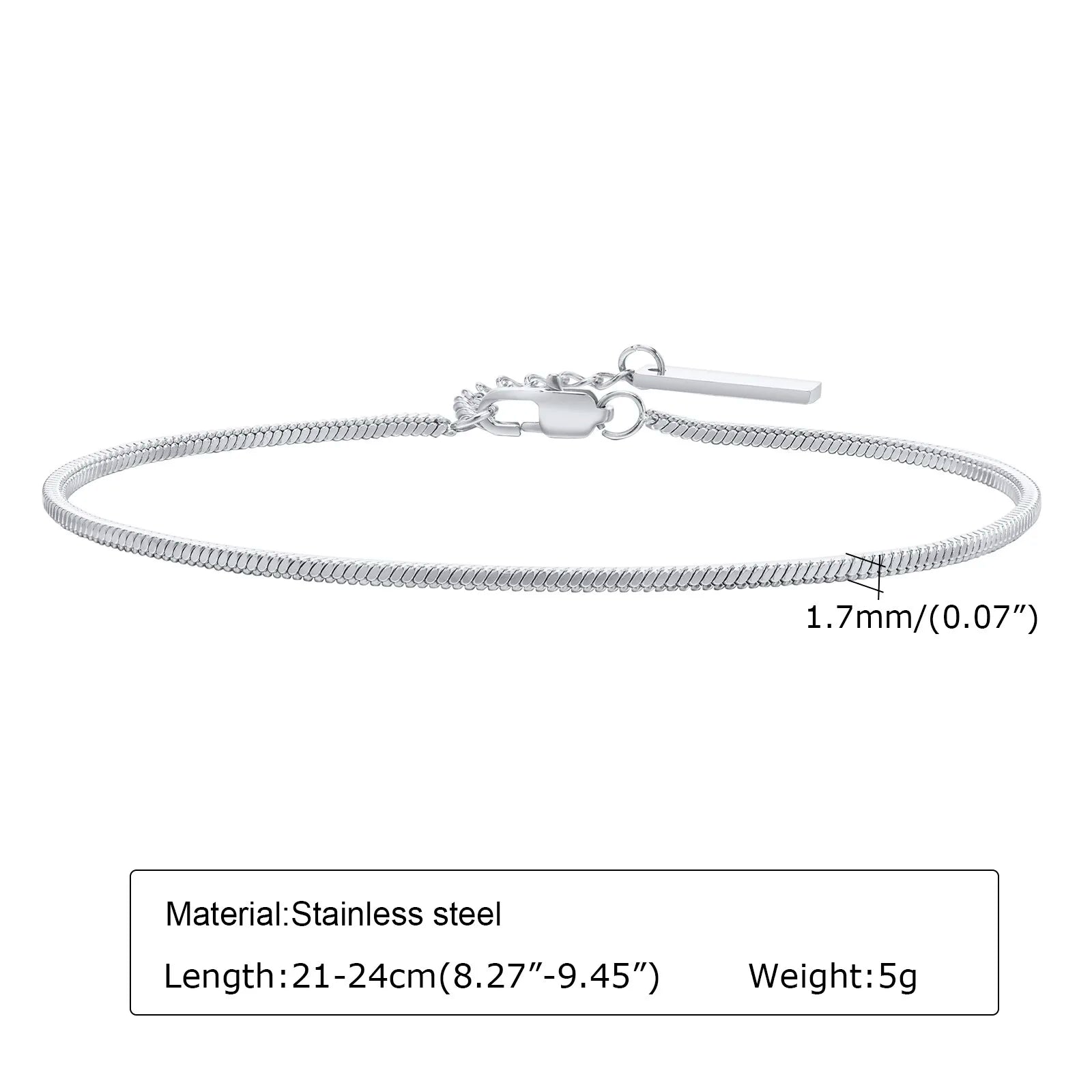 Nexus Stainless Steel Cuban and Rope Chain Bracelet Set