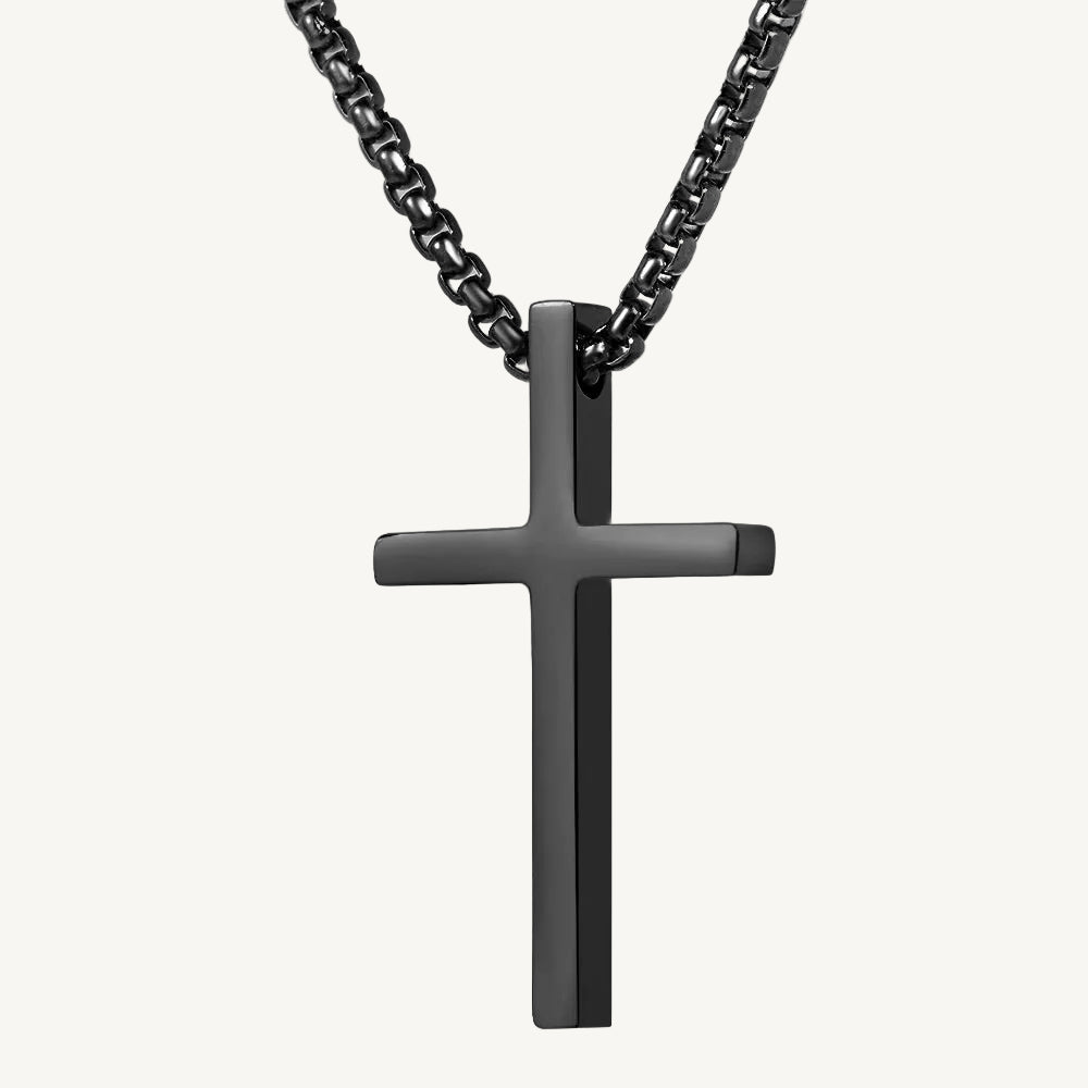 Stainless Steel Y2K Grunge Cross Pendant Necklace