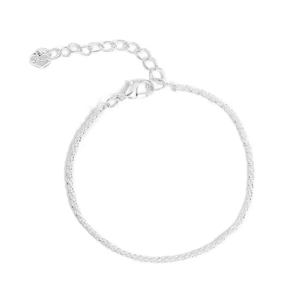 Lumin Delicate Light-Reflecting Chain Bracelet