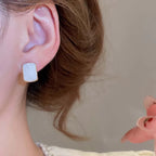 12-Piece Imitation Pearl & Geometric Earring Set
