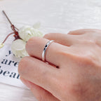 Irregular Shell Overlapping 925 Sterling Silver Ring