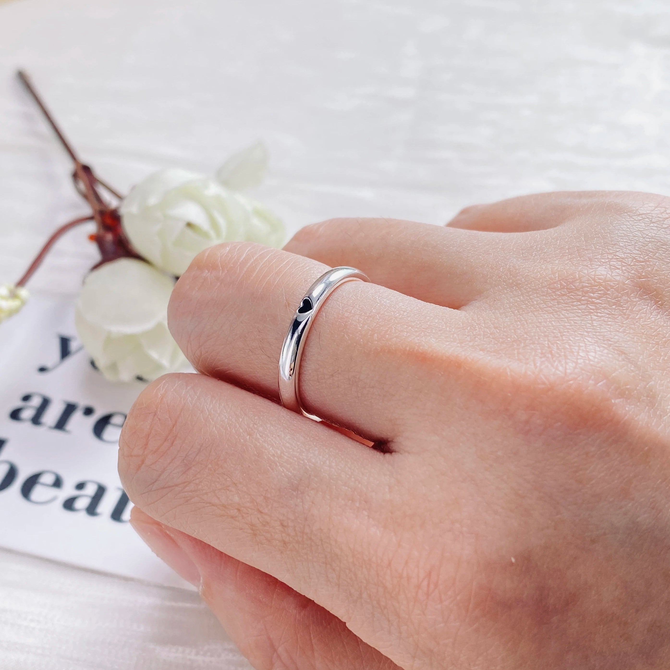 Irregular Shell Overlapping 925 Sterling Silver Ring