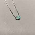 925 Sterling Silver Simple Pearl Pendant Necklace