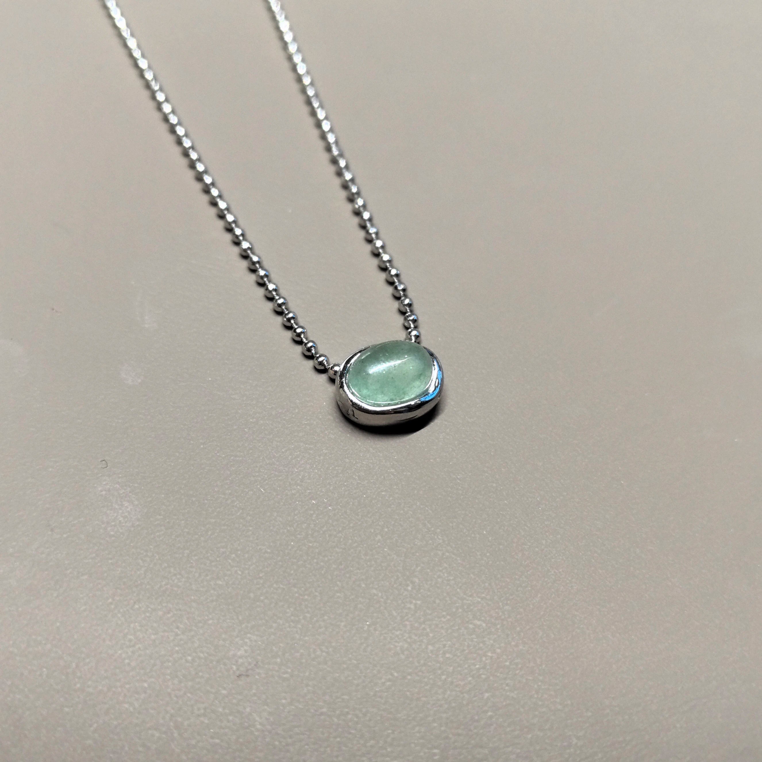 925 Sterling Silver Simple Pearl Pendant Necklace