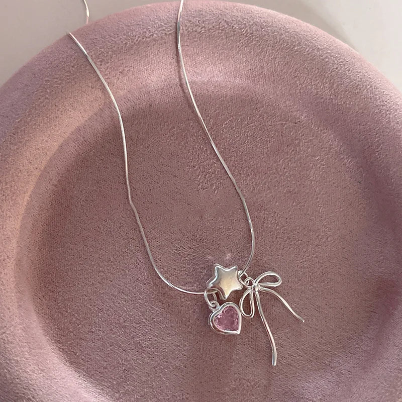 925 Sterling Silver Simple Pearl Pendant Necklace