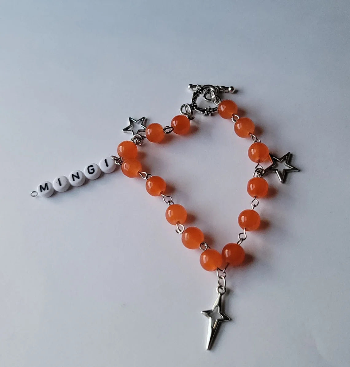 Ayla Y2K Beaded Charm Bracelet