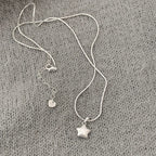 925 Sterling Silver Simple Pearl Pendant Necklace