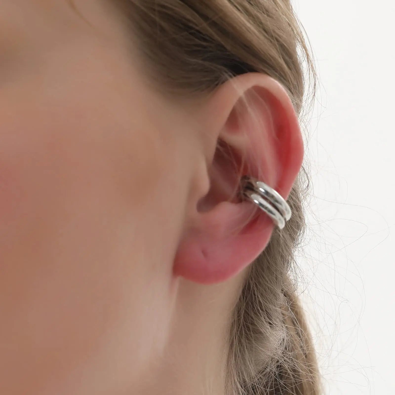 2-Piece Chunky Statement Non-Pierced Ear Cuff Set
