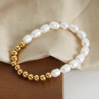 Calla Freshwater Pearl and Beaded Bracelet